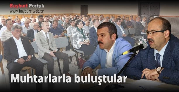 Muhtarlarla buluştular