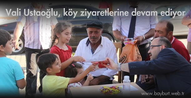 Vali Ustaoğlu, köy ziyaretlerine devam ediyor