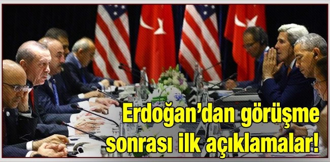 Erdoğan-Obama görüşmesi sonrasında ilk açıklama!