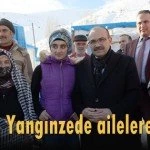 Yanginzede ailelere yardim – Bayburt Portalı