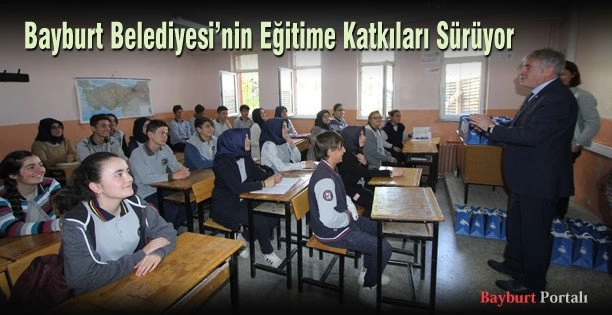 Bayburt Belediyesi’nin Eğitime Katkıları Sürüyor