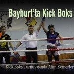 Kick Boks Turnuvasinda Altin Kemerler sahiplerini buldu – Bayburt Portalı