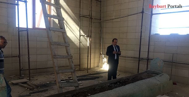 Vali Ali Hamza Pehlivan, Abdulvehab Gazi Türbesi’nde