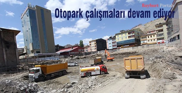 Otopark çalışmaları devam ediyor