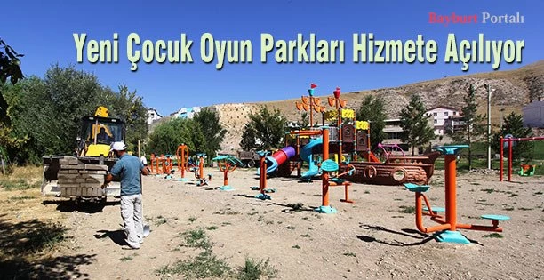 Bayburt’ta yeni Çocuk Oyun Parkları Hizmete Açılıyor