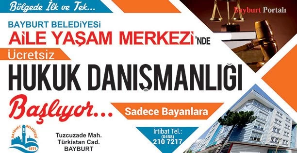 Bayburt’ta ücretsiz hukuk danışmanlığı hizmeti