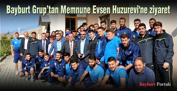Bayburt Grup’tan Memnune Evsen Huzurevi’ne ziyaret
