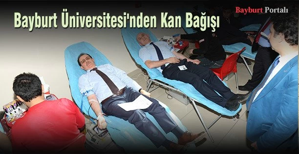 Bayburt Üniversitesi’nden Kan Bağışı