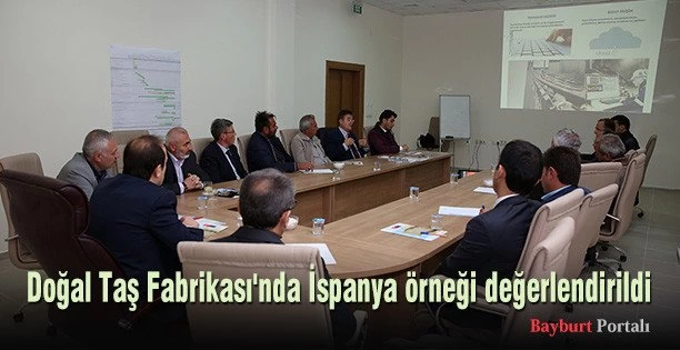 Doğal Taş Fabrikası’nda İspanya örneği değerlendirildi