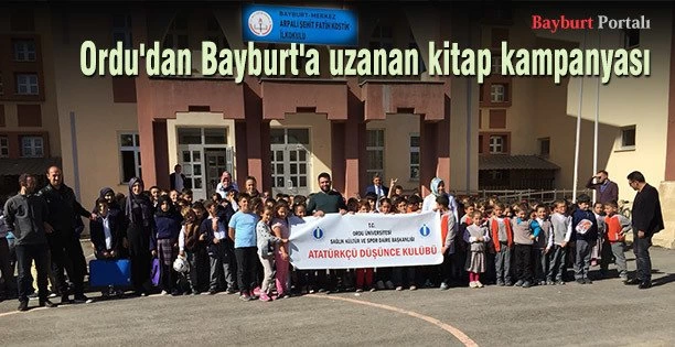 Ordu’dan Bayburt’a uzanan kitap kampanyası