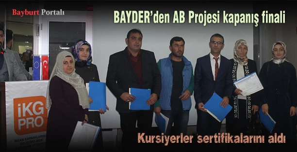 Dezavantajımız Bize Engel Olmasın projesinde final