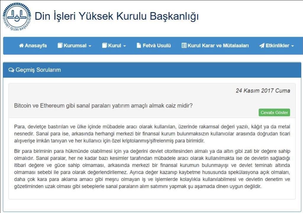 diyanet o para birimine cevaz vermedi – Bayburt Portalı