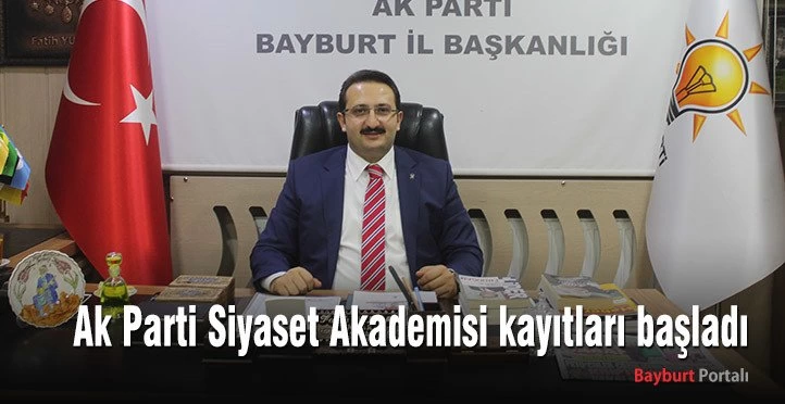 Ak Parti Siyaset Akademisi kayıtları başladı