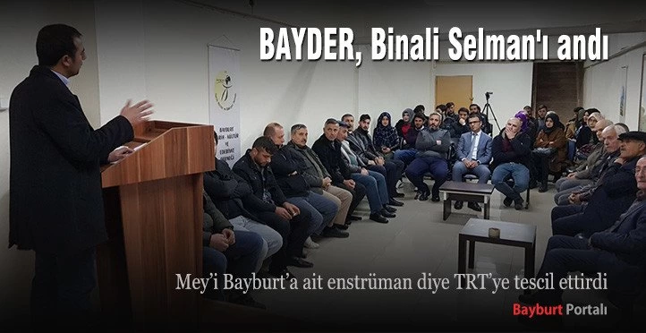 BAYDER Binali Selman i andi – Bayburt Portalı