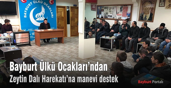 Bayburt Ülkü Ocakları’ndan manevi destek