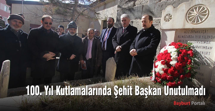 100. Yıl Kutlamalarında Şehit Başkan Unutulmadı