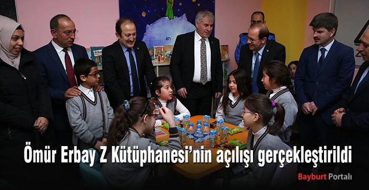 Ömür Erbay Z Kütüphanesi’nin açılışı gerçekleştirildi