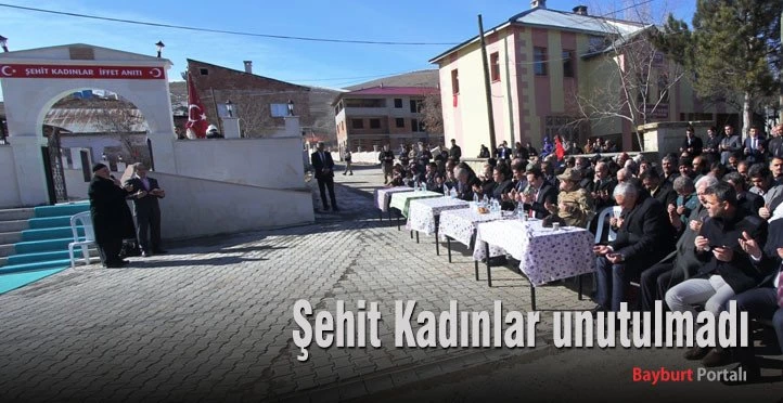 Şehit Kadınlar unutulmadı