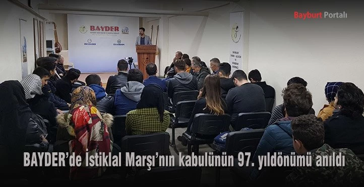 BAYDER’de İstiklal Marşı’nın kabulünün 97. yıldönümü anıldı
