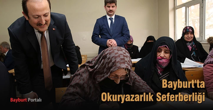 Bayburt’ta okur-yazarlık seferberliği