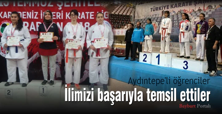 Aydıntepe’li öğrenciler ilimizi başarıyla temsil etti