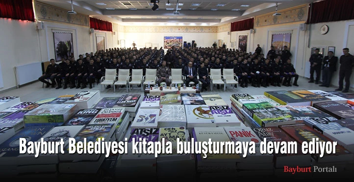 Bayburt Belediyesi kitapla buluşturmaya devam ediyor