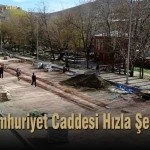 Cumhuriyet Caddesi Hizla sekilleniyor – Bayburt Portalı