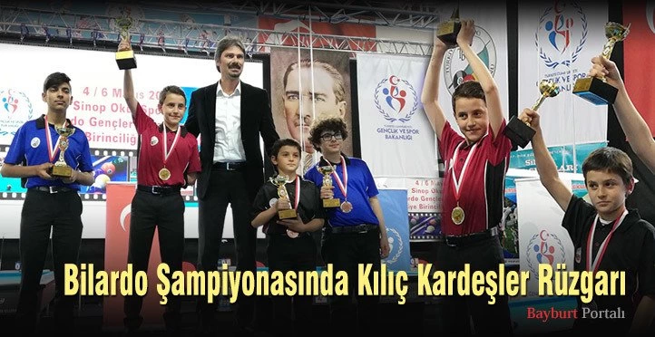 Bilardo Şampiyonasında Kılıç Kardeşler Rüzgarı