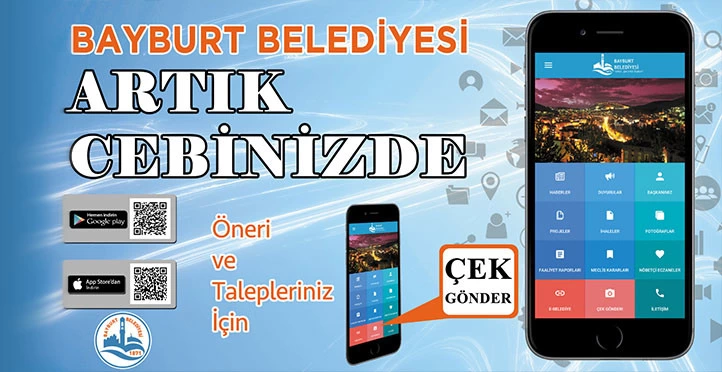 Bayburt Belediyesi Uygulaması artık cebinizde