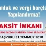 Su emlak ve vergi borclarinda yapilandirma – Bayburt Portalı