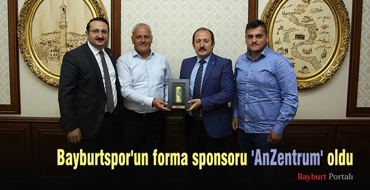 Bayburtspor’un forma sponsoru ‘AnZentrum’ oldu