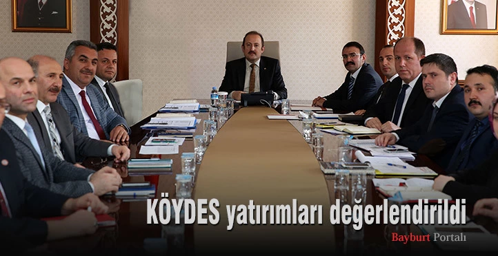 KÖYDES yatırımları değerlendirildi
