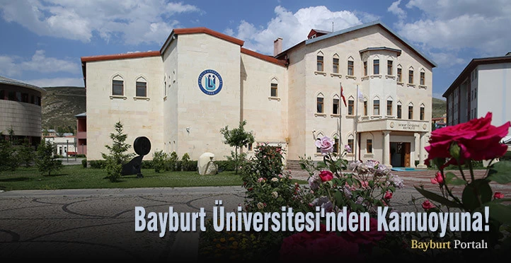 Bayburt Üniversitesi’nden Kamuoyuna