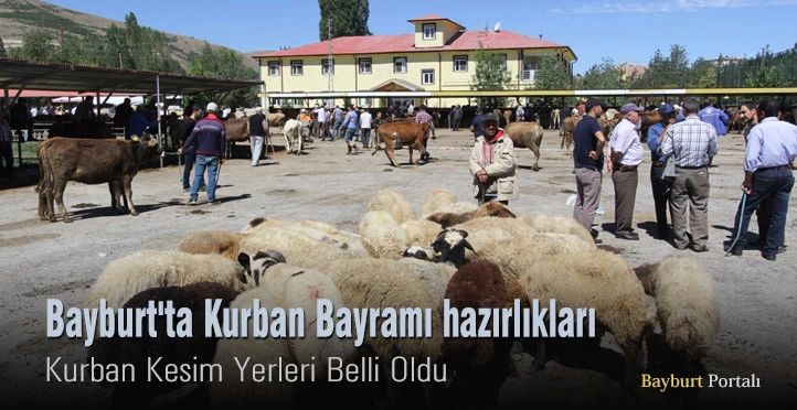 Bayburt’ta Kurban Bayramı hazırlıkları