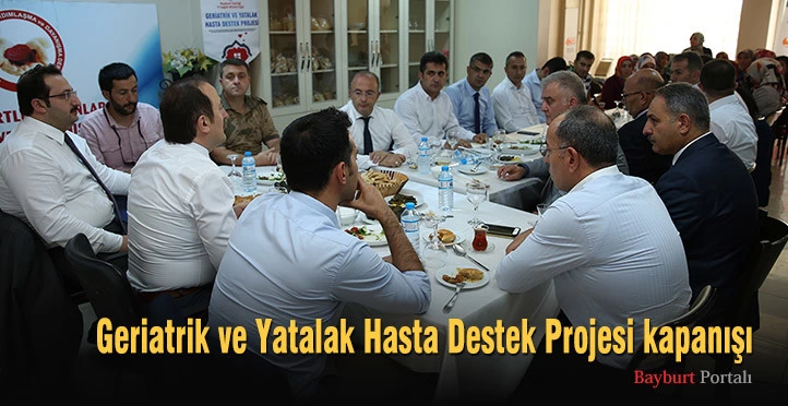 Geriatrik ve Yatalak Hasta Destek Projesi kapanışı