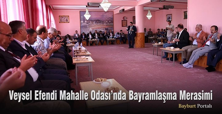 Veysel Efendi Mahalle Odası’nda Bayramlaşma Merasimi