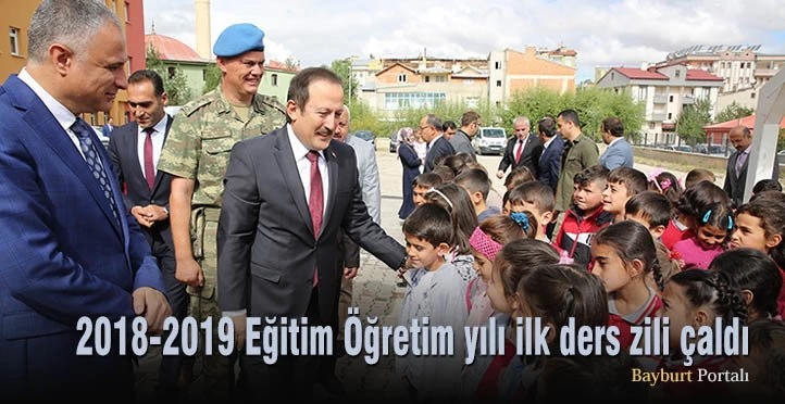 2018-2019 Eğitim Öğretim yılı ilk ders zili çaldı