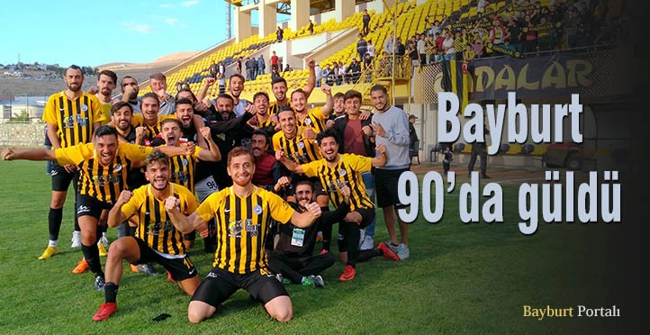 Bayburt İl Özel İdare Spor, son dakikada güldü