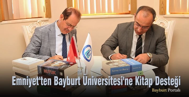 Emniyet’ten, Bayburt Üniversitesi’ne Kitap Desteği