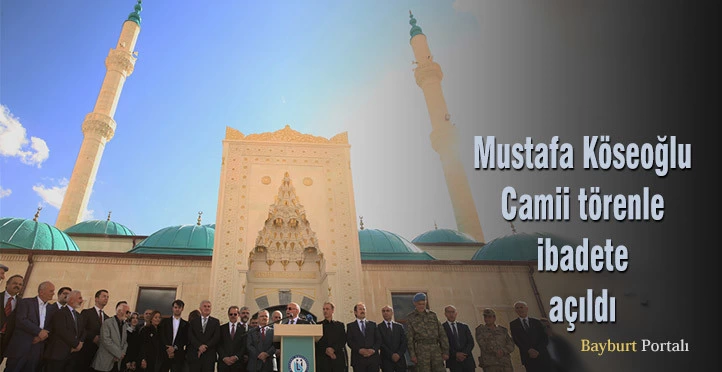 Mustafa Köseoğlu Camii, törenle ibadete açıldı
