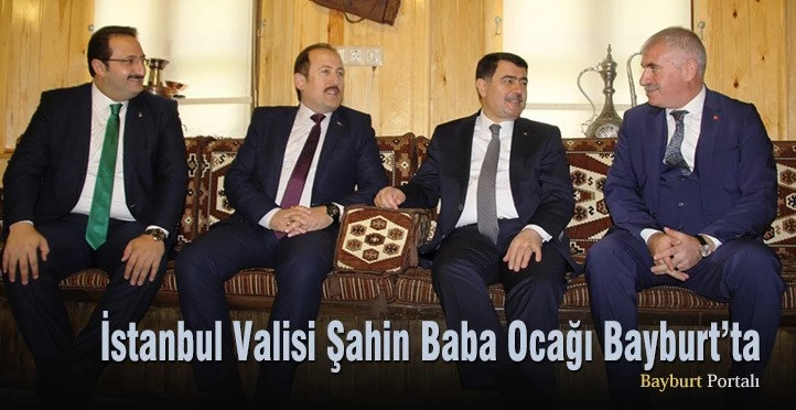 Vali Vasip Şahin’den baba ocağı Bayburt’a ziyaret