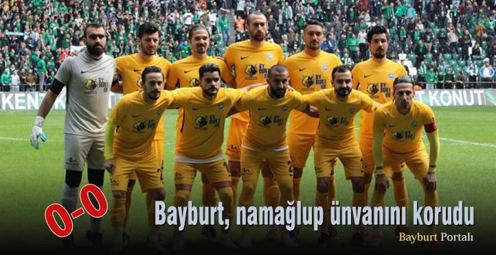 Bayburt, namağlup ünvanını korudu