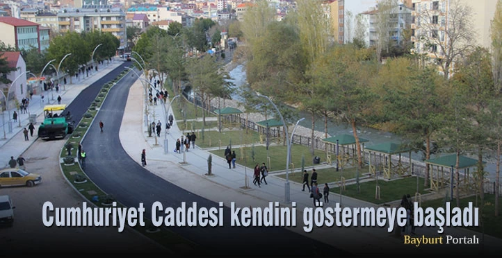 Cumhuriyet Caddesi kendini göstermeye başladı