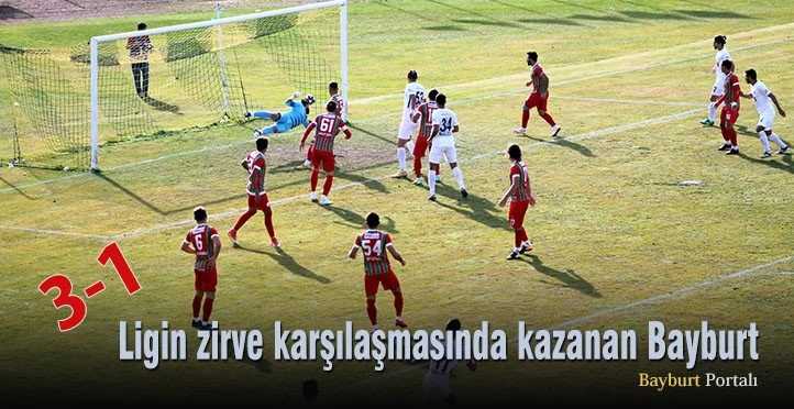 Ligin zirve karşılaşmasında kazanan Bayburt