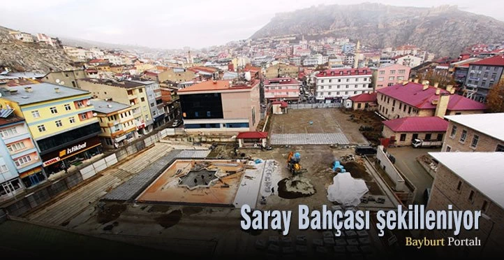 Saray Bahçası şekilleniyor