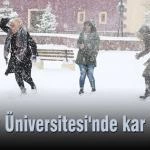 Bayburt universitesinde kar coskusu – Bayburt Portalı