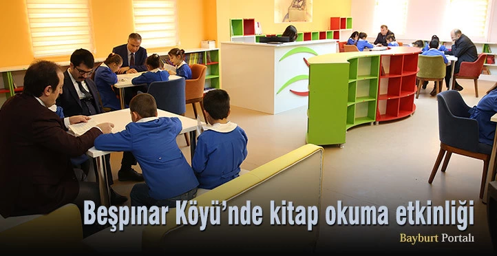 Beşpınar Köyü’nde kitap okuma etkinliği