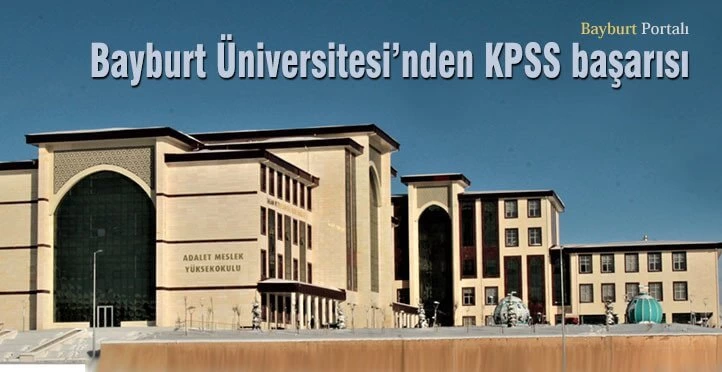 Bayburt Üniversitesi’nden KPSS başarısı