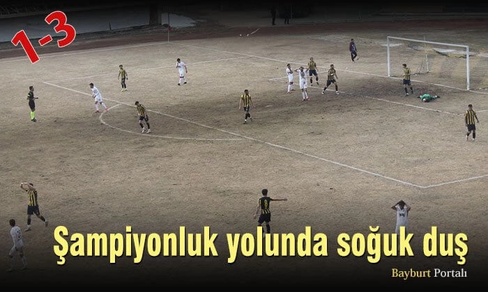 Şampiyonluk yolunda soğuk duş