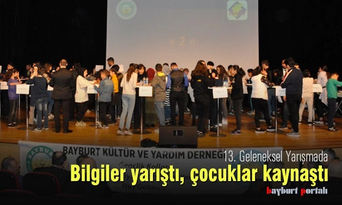 Bilgiler yarıştı, çocuklar kaynaştı